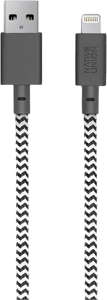 Дата-кабель Native Union Belt Lightning-USB MFI 1,2м зебра, Belt Lightning-USB MFI 1,2м зебра
Дата-кабель Native Union Belt Lightning-USB MFI 1,2м зебра, Belt Lightning-USB MFI 1,2м зебра