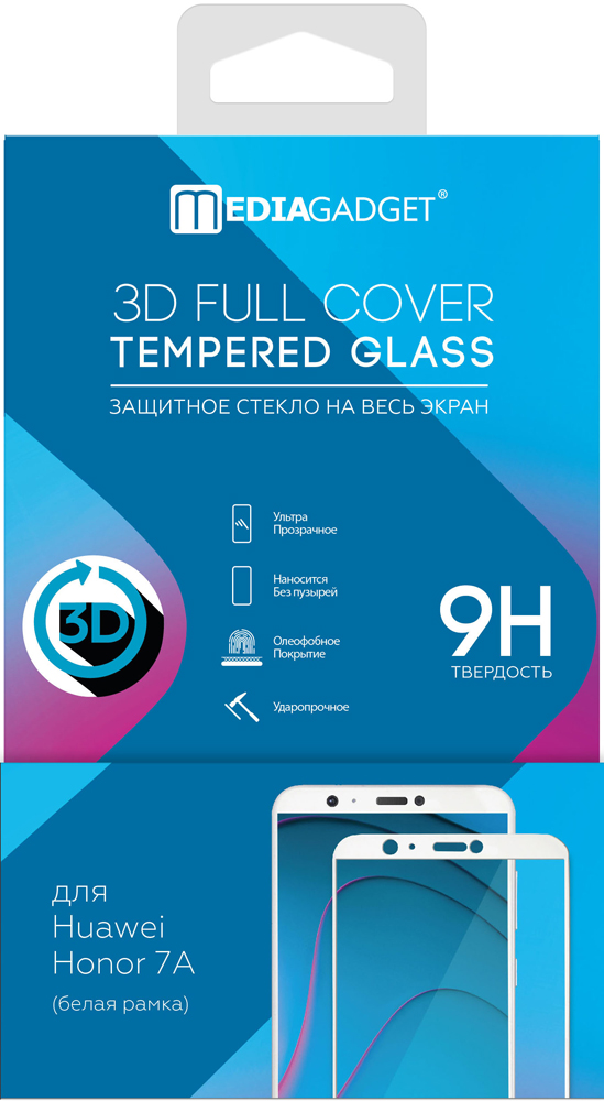 Стекло защитное MediaGadget Honor 7A Pro 3D Full Screen белая рамка, Honor 7A Pro 3D Full Screen белая рамка
Стекло защитное MediaGadget Honor 7A Pro 3D Full Screen белая рамка, Honor 7A Pro 3D Full Screen белая рамка