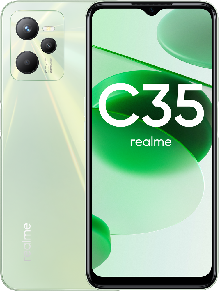 

Смартфон realme, C35 4/128 Gb Зеленый