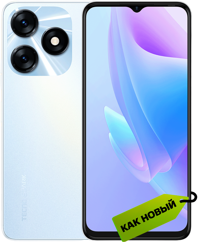 Смартфон TECNO, Spark 10 4/128 Гб Белый «Как новый»
Смартфон TECNO, Spark 10 4/128 Гб Белый «Как новый»