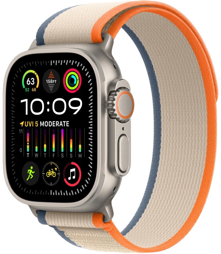 Часы Apple, Watch Ultra 2 GPS 49мм корпус из титана + ремешок trail loop Оранжевый/Бежевый
Часы Apple, Watch Ultra 2 GPS 49мм корпус из титана + ремешок trail loop Оранжевый/Бежевый