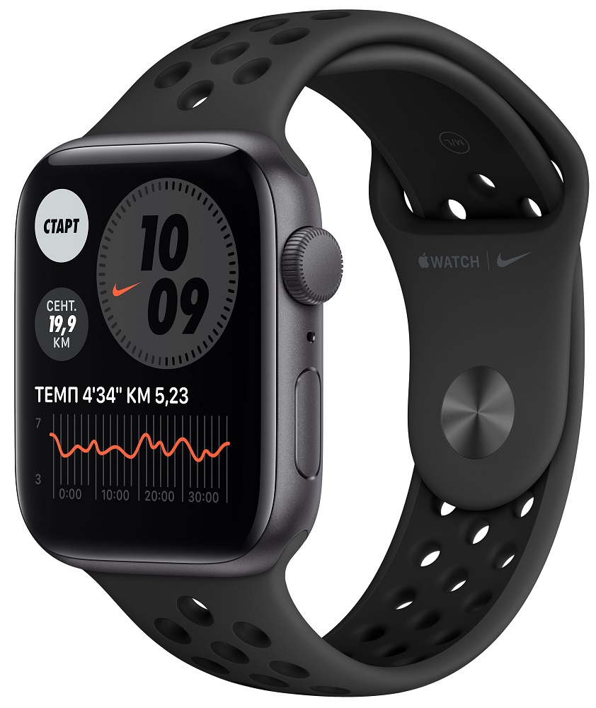 Часы Apple, Watch Nike SE GPS 44мм корпус из алюминия серый космос + ремешок черный (MYYK2RU/A)
Часы Apple, Watch Nike SE GPS 44мм корпус из алюминия серый космос + ремешок черный (MYYK2RU/A)