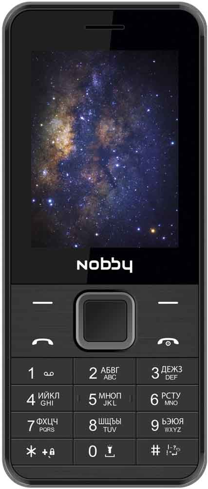 

Мобильный телефон Nobby 200 Dual sim Black-Grey, 200 Dual sim Black-Grey