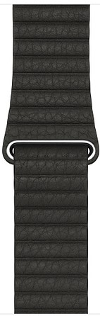 

Ремешок для умных часов Apple, Watch 42mm (L) кожаный dark grey (MQV82ZM/A)
