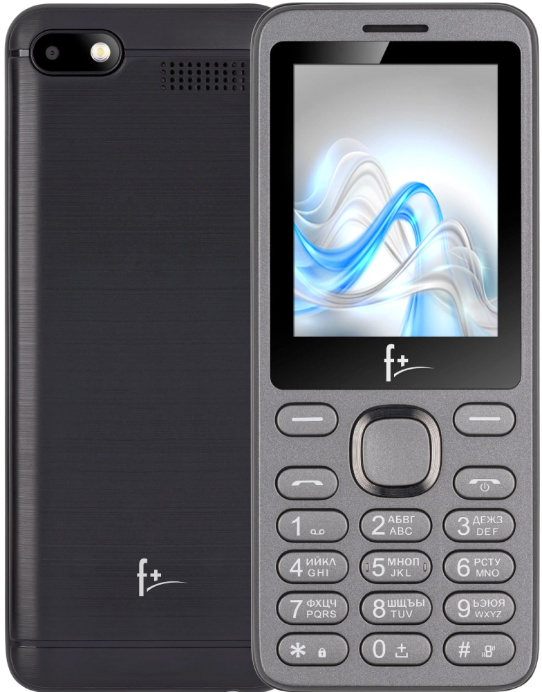 

Мобильный телефон F+, S240 Темно-серый