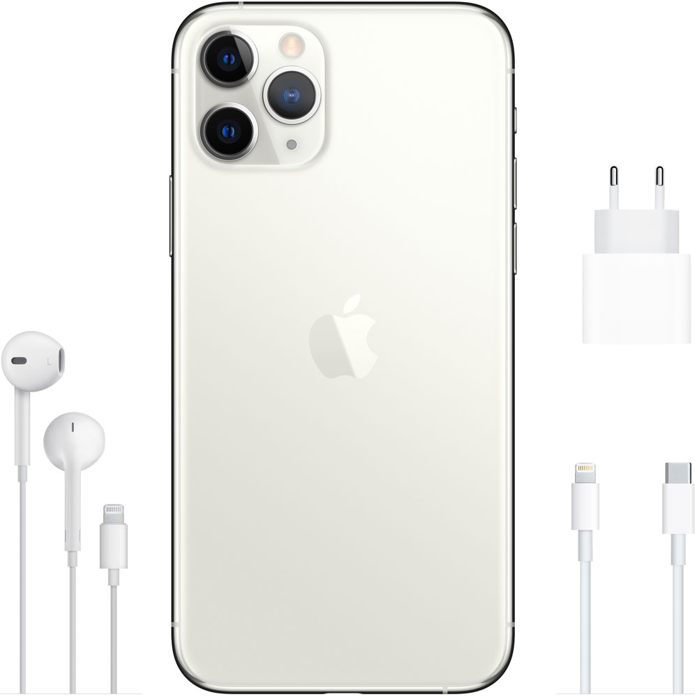 Смартфон Apple iPhone 11 Pro 64Gb Серебристый 0101-6897 - фото 6