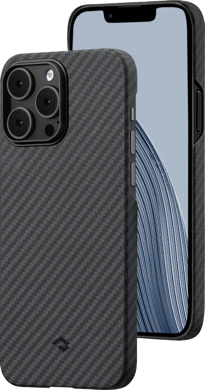 Чехол-накладка Pitaka MagEZ Case 3 iPhone14 Черно-серый