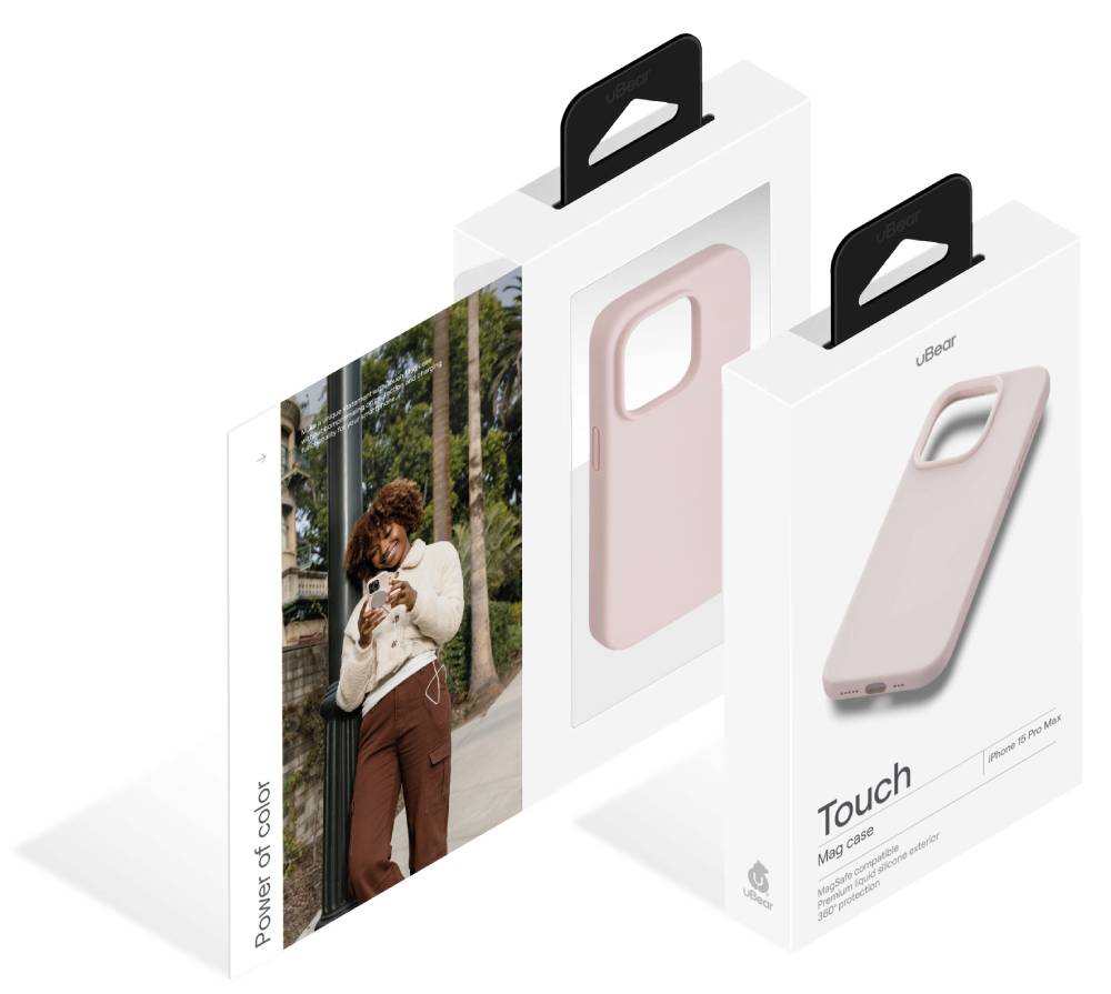 Чехол-накладка uBear Touch Mag Case для iPhone 15 Pro Max Розовый 0314-0155 - фото 5