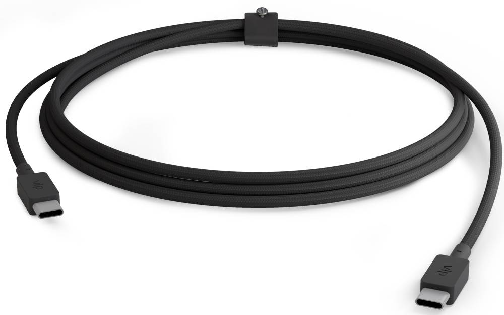 Дата-кабель VLP Nylon Cable USB-C-USB-C 60W 1.2 м Черный 0307-0839 - фото 3