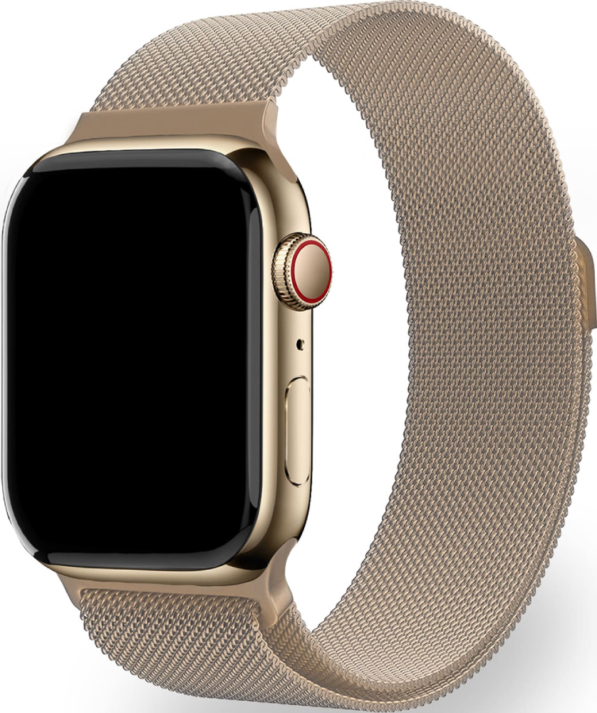 Ремешок для умных часов uBear Spark для Apple Watch 42|44|45|49 mm стальной  Золото (WB06GL02ML-AW)