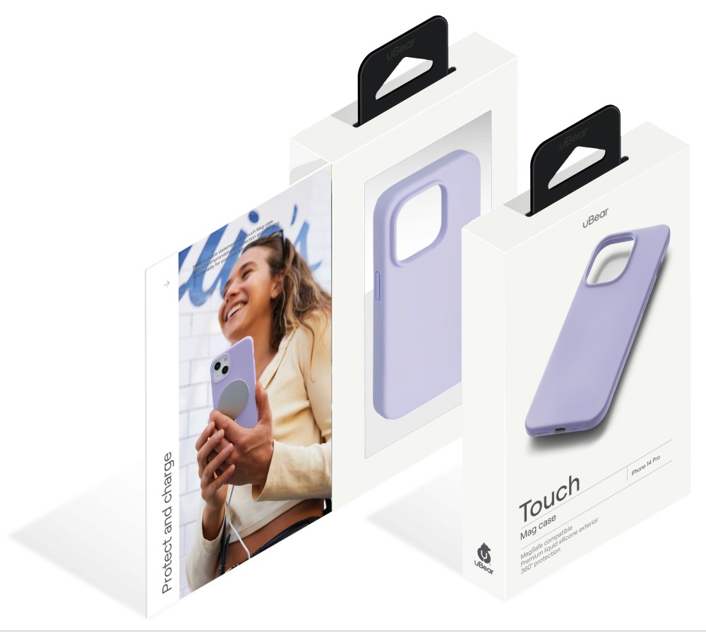 Чехол-накладка uBear Touch Mag Case для iPhone 14 Pro MagSafe Фиолетовый (CS206PR61PTH-I22M) 0319-0615 Touch Mag Case для iPhone 14 Pro MagSafe Фиолетовый (CS206PR61PTH-I22M) - фото 9