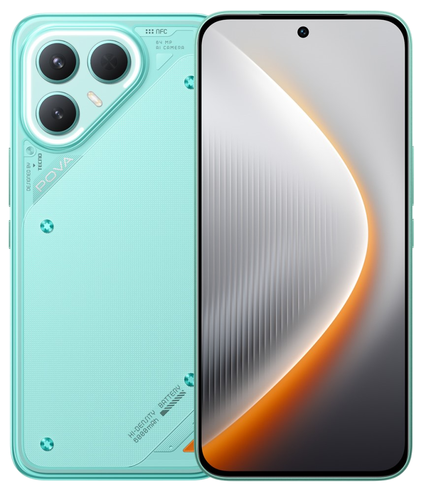 

Смартфон TECNO, Pova 7 Pro 5G 12/256 Гб Бирюзовый неон