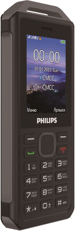 Мобильный телефон Philips Xenium E2317 Dual sim Темно-серый 0101-9033 - фото 3