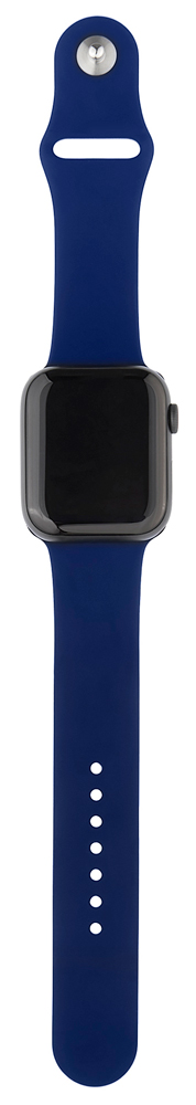 Ремешок для умных часов InterStep Sport Apple Watch 38/40мм силиконовый Blue 0400-1731 Sport Apple Watch 38/40мм силиконовый Blue - фото 3