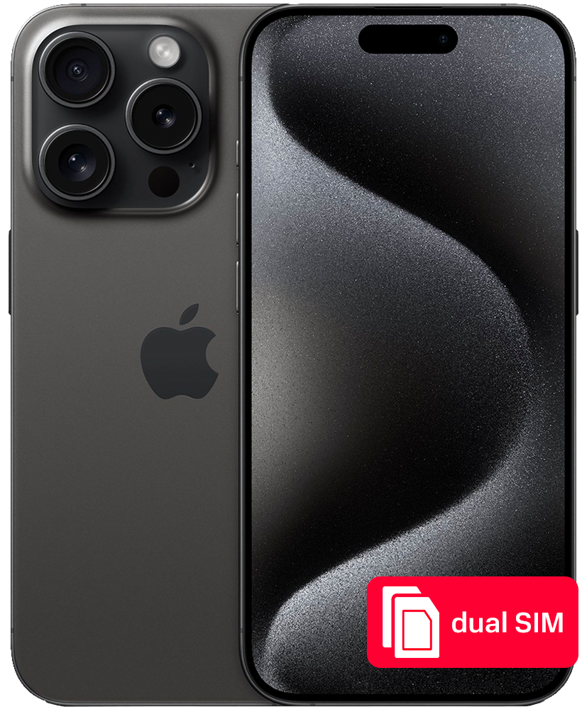 

Смартфон Apple, iPhone 15 Pro 512Gb SIM + SIM Черный титан