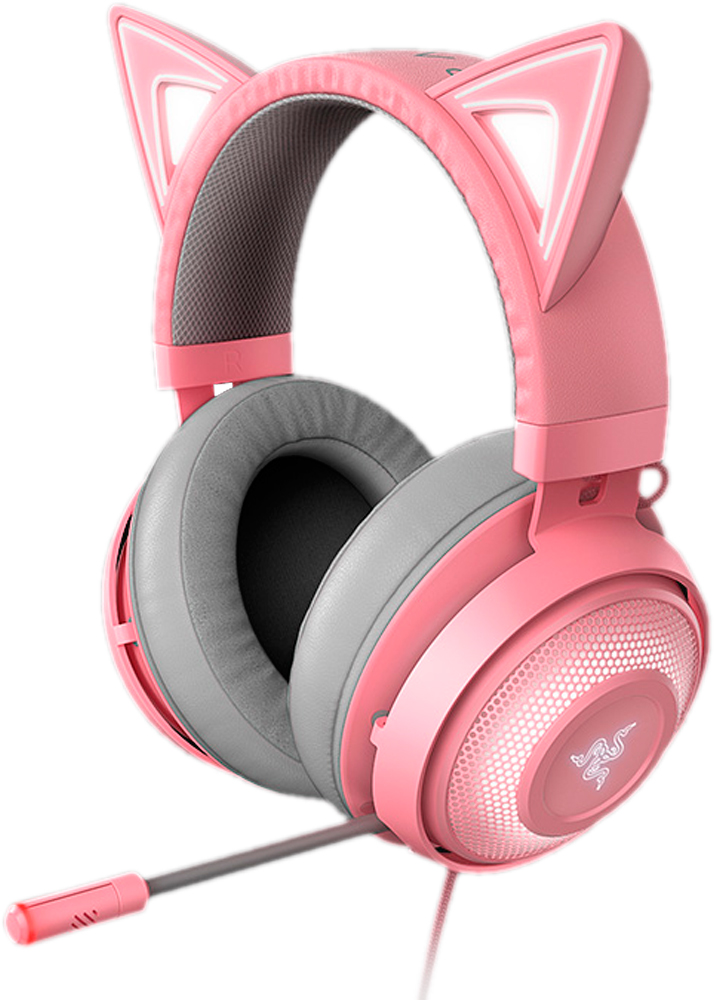 

Игровая гарнитура Razer, Kraken Kitty Quartz проводная Pink