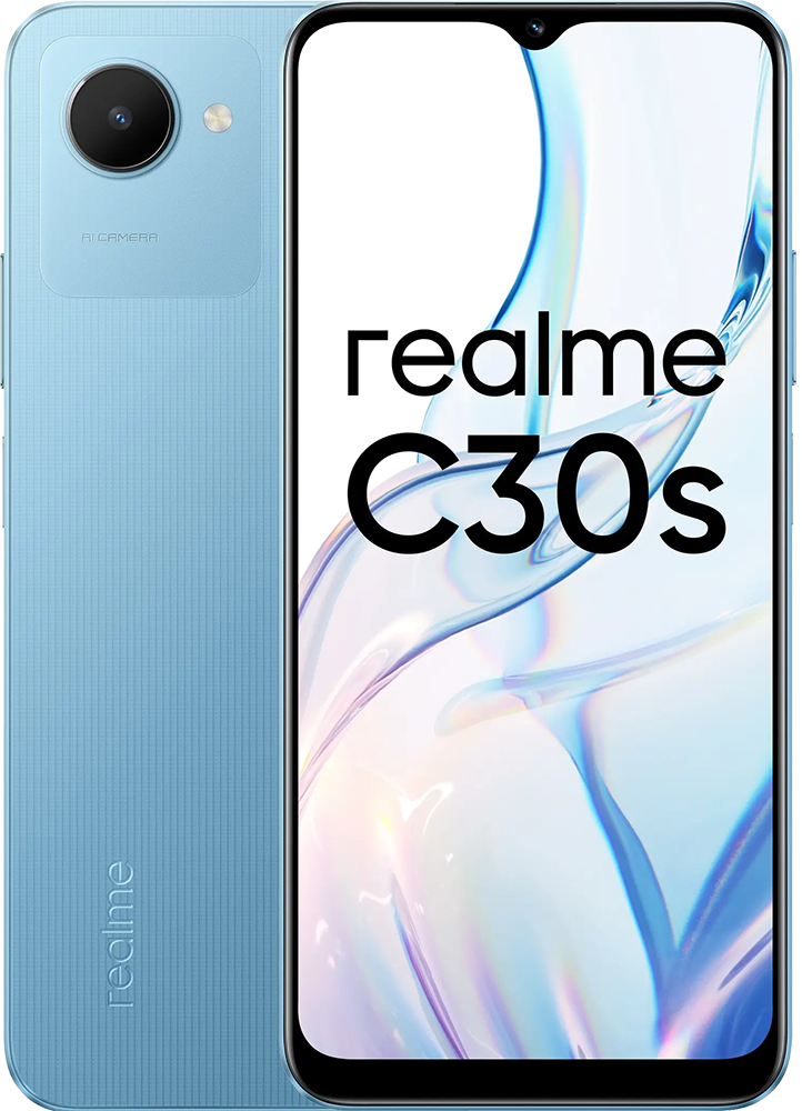 Смартфон realme смартфон realme c30s 4 64gb blue