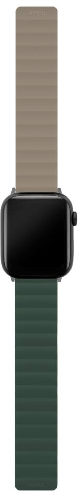 Ремешок для умных часов uBear Mode для Apple Watch 42|44|45|49 mm силиконовый  Зеленый/Серый (WB15GG01ML-AW) 0400-2402 Mode для Apple Watch 42|44|45|49 mm силиконовый  Зеленый/Серый (WB15GG01ML-AW) - фото 3