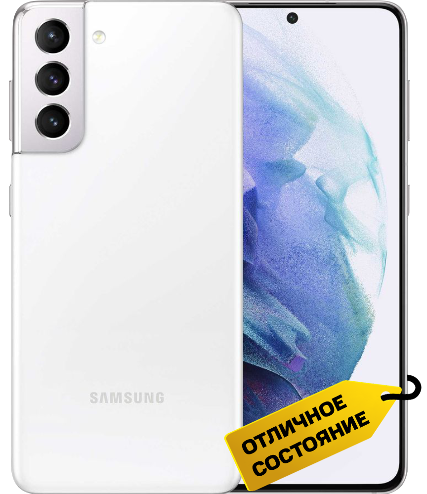

Смартфон Samsung, Galaxy S21 8/128Gb White «Отличное состояние»