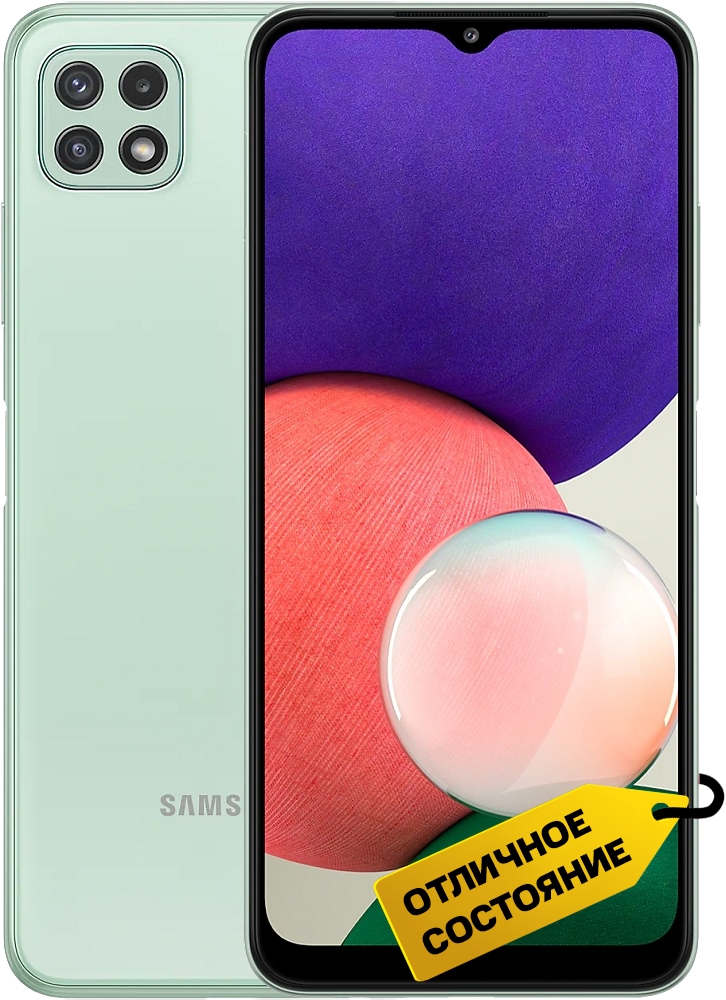

Смартфон Samsung, Galaxy A22s 4/64Gb Мятный «Отличное состояние»