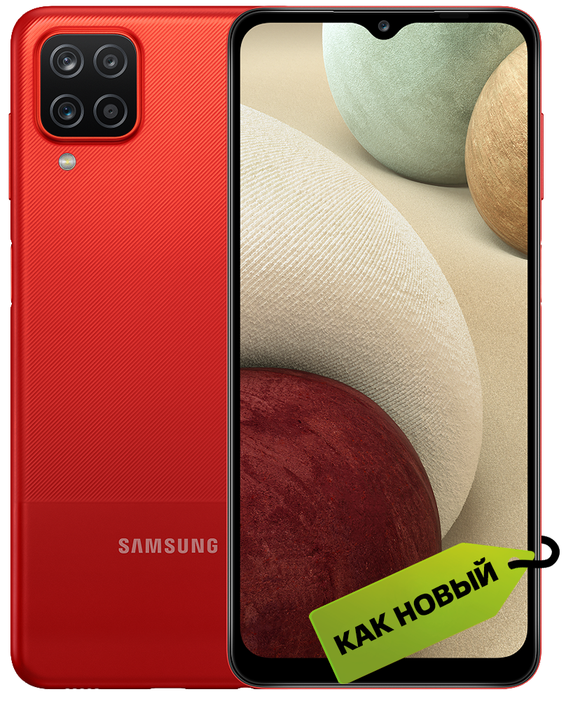 Смартфон Samsung Galaxy A12 (2021) 3/32Gb Red 