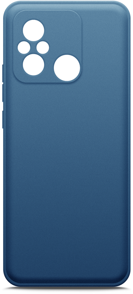 Чехол-накладка Borasco для Xiaomi Redmi 12C TPU Синий чехол накладка vixion tpu для xiaomi redmi 7a сяоми редми 7а ксиаоми с подкладкой голубой авокадо с ручками