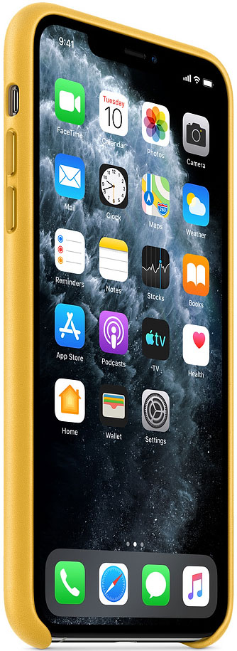 Клип-кейс Apple iPhone 11 Pro Max MX0A2ZM/A кожаный Желтый 0313-8196 MX0A2ZM/A iPhone 11 Pro Max MX0A2ZM/A кожаный Желтый - фото 2