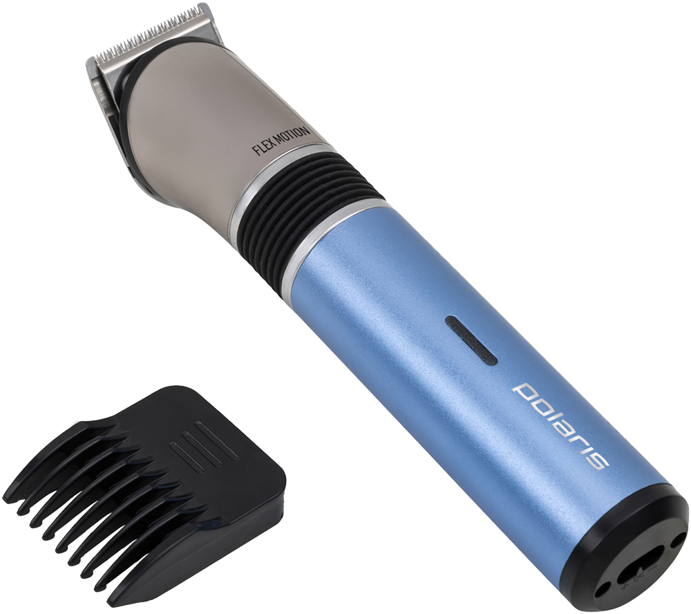 

Триммер Polaris, PHC 0401RB Flex Motion для стрижки бороды и усов Голубой