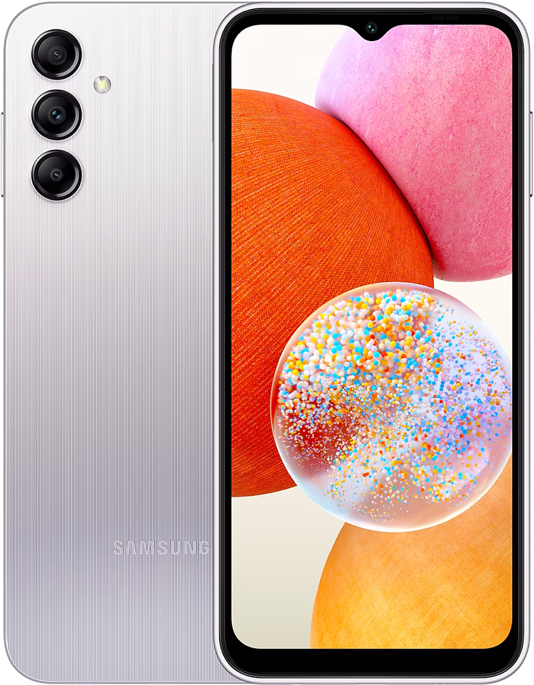 

Смартфон Samsung, Galaxy A14 4/64 Гб LTE Серебристый «Как новый»