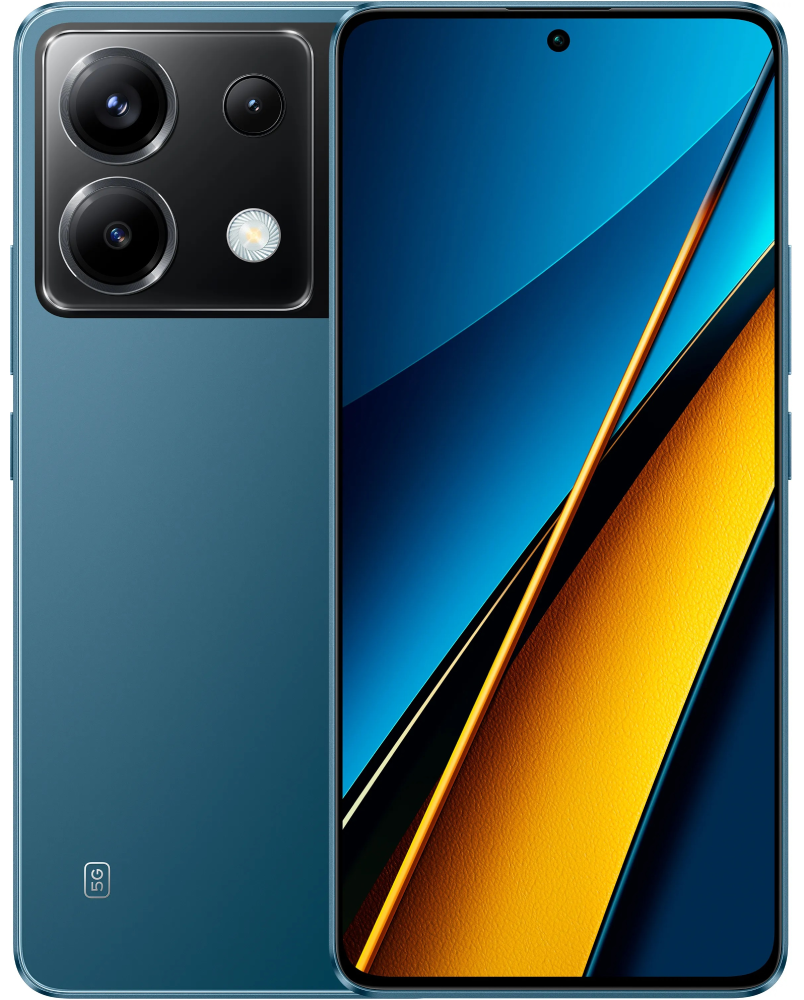 Смартфон POCO X6 12/256 Гб 5G Синий смартфон poco x6 5g 12 512gb синий
