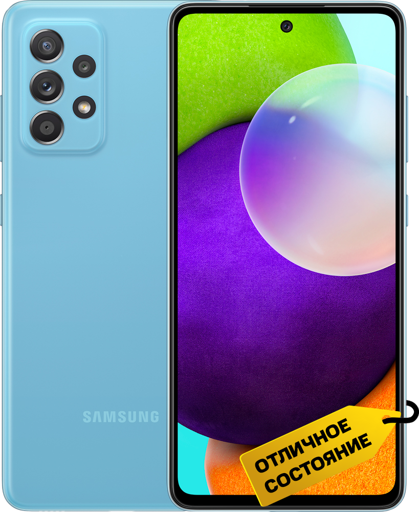 

Смартфон Samsung, Galaxy A52 8/128Gb Голубой «Отличное состояние»