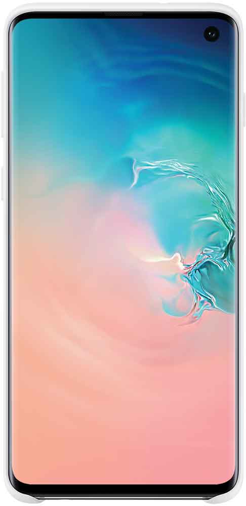 Клип-кейс Samsung Galaxy S10 TPU EF-PG973TWEGRU White 0313-7756 - фото 4