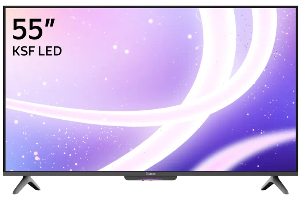 

Телевизор Яндекс, ТВ Станция Бейсик с Алисой 55" Черный (YNDX-00079)