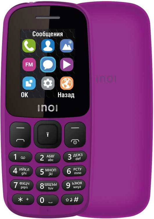 

Мобильный телефон INOI 101 Dual sim Purple, 101 Dual sim Purple
