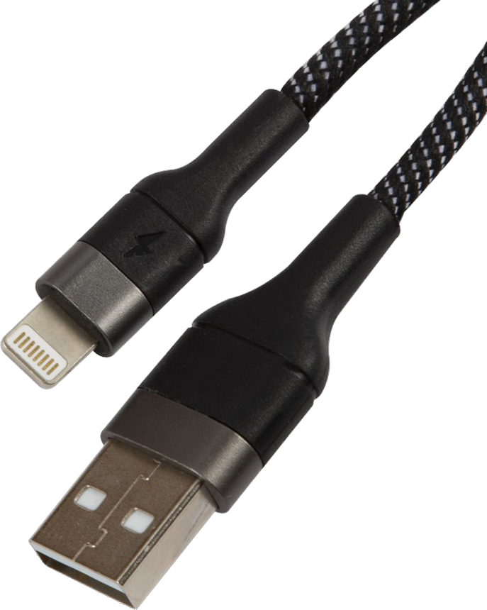 Дата-кабель UNBROKE кабель windigo lightning usb 2 а зарядка передача данных tpe оплетка 1 м белый