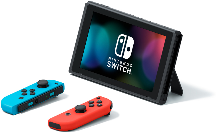 Игровая консоль Nintendo Switch неоновая синяя/неоновая красная 0206-0100 Switch неоновая синяя/неоновая красная - фото 3