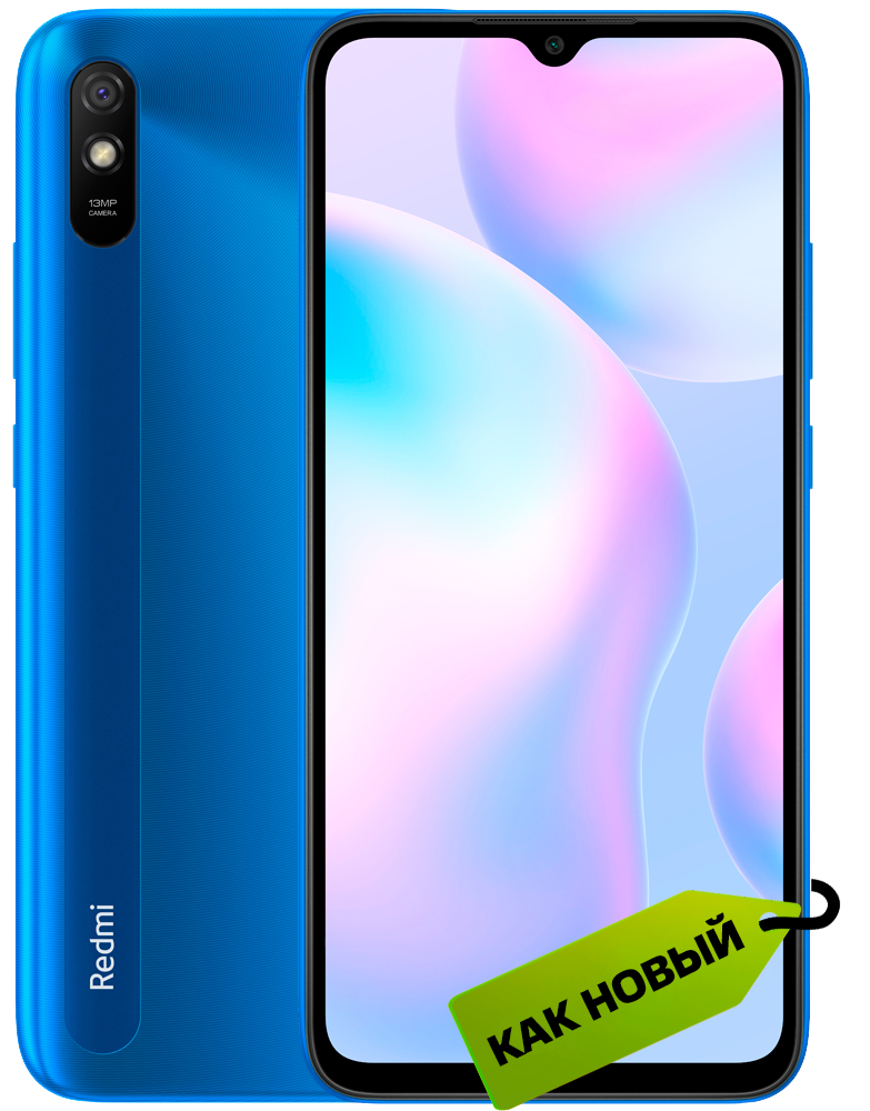 

Смартфон Xiaomi, Redmi 9A 2/32 Гб LTE Синий «Как новый»