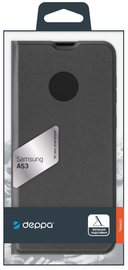 Чехол-книжка Deppa Samsung Galaxy A53 Черный 0319-0133 - фото 4