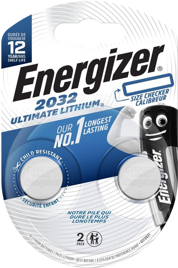 Батарея Energizer CR2032 Ultimate Lithium литиевая блистер 2шт батарея energizer cr2032 lithium e301021404 2 шт