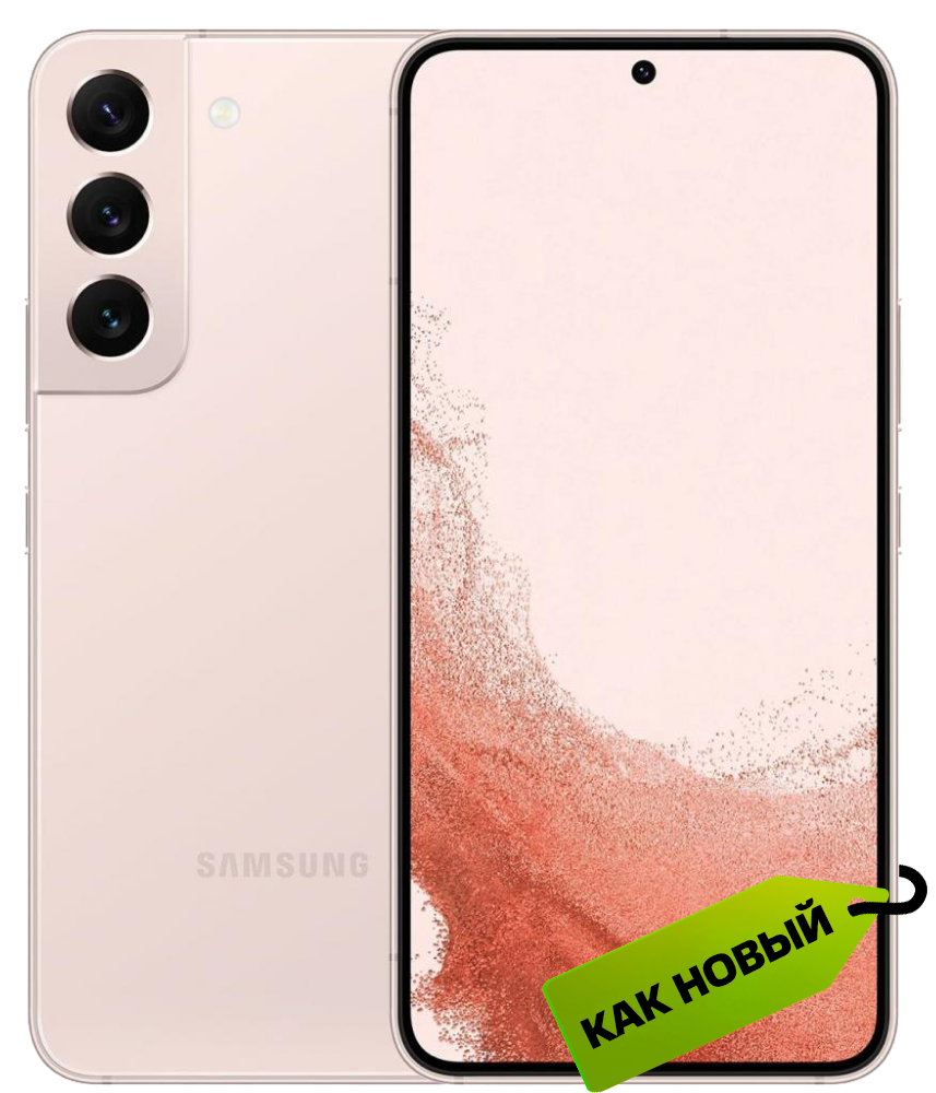 

Смартфон Samsung, Galaxy S22 8/128 Гб 5G Розовое золото "Как новый"