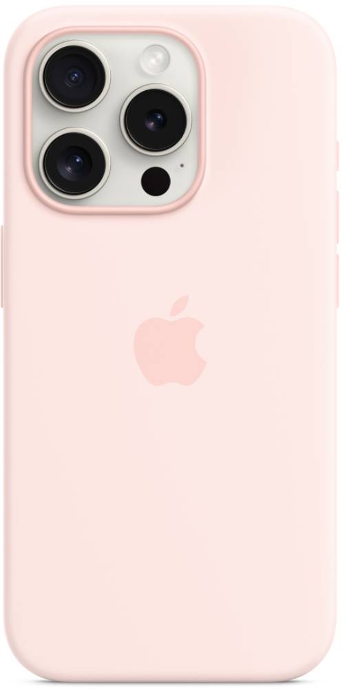 Чехол-накладка Apple iPhone 15 Pro Silicone Case with MagSafe Светло-розовый 3100-0063 iPhone 15 Pro - фото 3