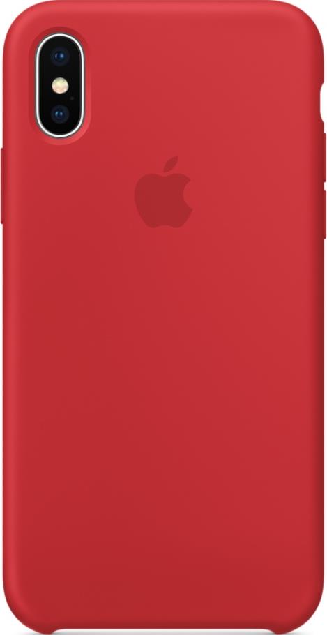 

Клип-кейс Apple iPhone X силиконовый Red, iPhone X силиконовый Red