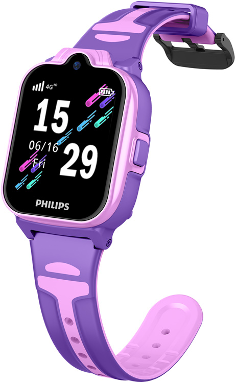 Детские часы Philips 4G W6610 Фиолетово-Розовые 0200-3834 - фото 4