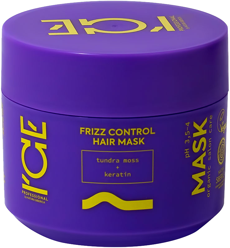 Маска для волос Natura Siberica Ice Professional Frizz-control Organic дисциплинирующий с кератином 270мл