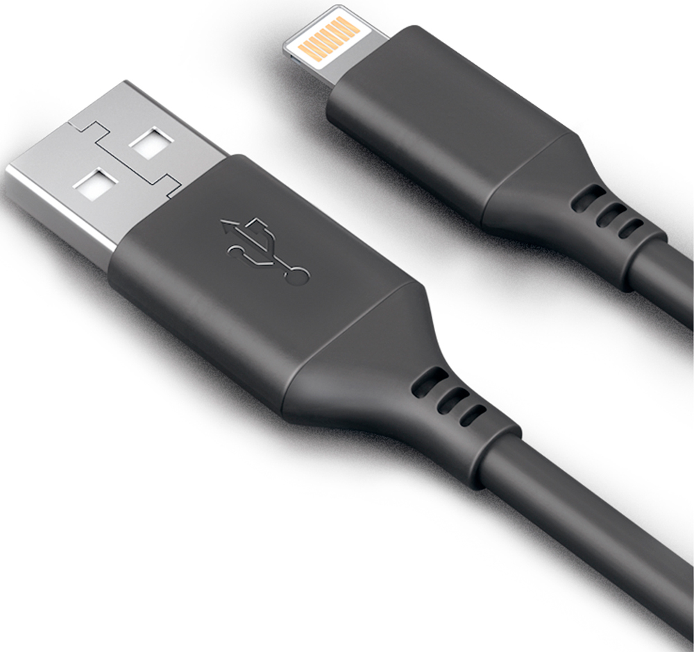 Дата-кабель Akai CE-611B USB-A - Lightning Apple 1м Black