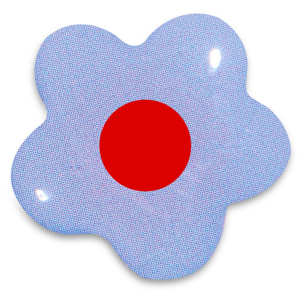 

Стикер VLP, Flower 19*20 мм Blue Red