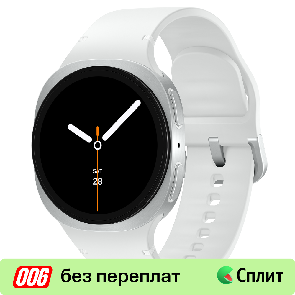 

Часы Samsung, L325 Galaxy Watch 8 LTE 40mm Серебристый