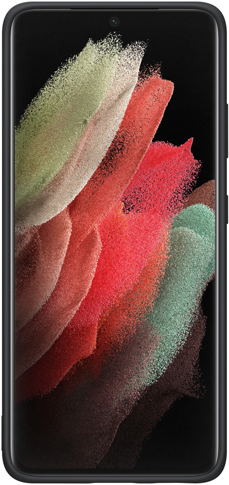 Клип-кейс Samsung Galaxy S21 Ultra Silicone Cover Black (EF-PG998TBEGRU) 0313-8810 Galaxy S21 Ultra Silicone Cover Black (EF-PG998TBEGRU) - фото 1