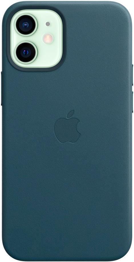 Клип-кейс Apple iPhone 12 mini MagSafe кожаный Балтийский синий (MHK83ZE/A) 0313-8755 MHK83ZE/A iPhone 12 mini MagSafe кожаный Балтийский синий (MHK83ZE/A) - фото 4