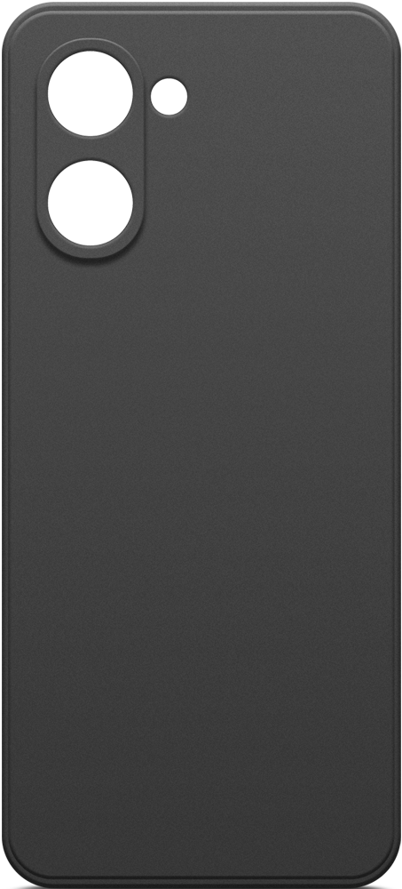 Чехол-накладка Borasco Realme C33 Microfiber Черный чехол mypads fiat фиат мужской для realme gt neo3t задняя панель накладка бампер